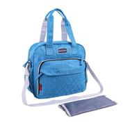 Colcolo Bolsa de Pañales Impermeable Mochila Bolso Organizador Cambiador con Compartimentos Múltiples y Correa Desmontable Oxford Resistente Adecuada para, Array, Azul