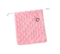 Colcolo Bolsa de unión para petauros del azúcar con ventilación Transpirable, Bolsa de Viaje, Cama de escondite, transportador de Animales pequeños con cordón, Rosa