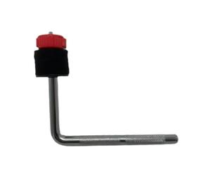 Colcolo Brazo de extensión del soporte, accesorios de instrumentos de percusión, hardware de hardware de tambor ajustable soporte de platillo profesional, Fieltro Rojo
