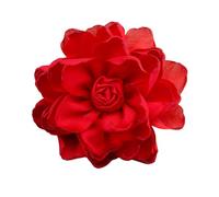 Colcolo Broche Flor Pin Elegante para Mujeres Accesorio Clásico de Ropa en Adecuado para Bodas Fiestas Aniversarios Cumpleaños, ROJO, universal