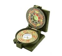 Colcolo Brújula de Navegación Brújula Portátil Brújula Plegable Brújula Feng Shui Instrumento de Orientación con Cubierta Protectora y Marcadores de Dirección