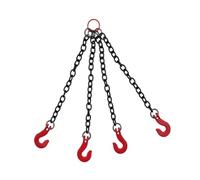 Colcolo Cadena de elevación para Coche RC, Eslinga de elevación, Repuesto de Cadena con Gancho, decoración Decorativa, Accesorios realistas para, 4 Ganchos