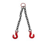 Colcolo Cadena de elevación para Coche RC, Eslinga de elevación, Repuesto de Cadena con Gancho, decoración Decorativa, Accesorios realistas para, 2 Ganchos
