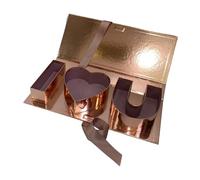 Colcolo Caja de regalo de flores para Valentín con ", mamá", estilo lujoso, embalaje con "", decoración para, Oro