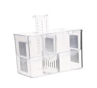 Colcolo Caja para de Peces, Colgante, Transparente, Incubadora de Dos Capas para Pecera, Caja para Eclosión para Guppy de Peces Agresivos