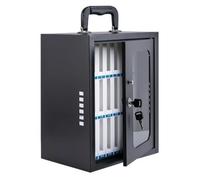 Colcolo Caja para Teléfonos | Compacto, Armario Almacenamiento para Teléfonos, Absorbente, Gabinete Almacenamiento con Llave, Oficinas, Empresas, 24 Ranuras