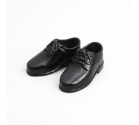 Colcolo Calzado para Muñeca BJD Zapatos Oxford con Cordones Zapatos de Muñeca Miniaturas con Diseño Clásico Suela Moldeada PVC Flexible Adecuado para Estilismo Diario Exhibición Colección , Negro