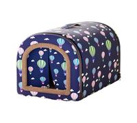 Colcolo Cama Cueva para Gatos de 2 Maneras de Usar, caseta Desmontable, Lavable, Tienda de campaña para Gatos Salvajes, Perros pequeños y medianos, Ideal para, Globo 50x40x34cm