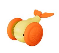 Colcolo Cat Toys for Indoor Cats Car para Gatos Interiores Automáticos Vivid Robot Gadget Electric Teaser Stick para Juego, Amarillo