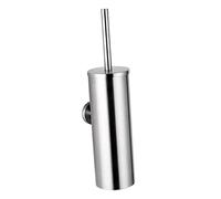 Colcolo Cepillo de Baño para Limpieza Profunda con Soporte Desmontable de Acero Inoxidable Base Resistente y Diseño Minimalista Adecuado para Organización y, espejo de plata, tal como se describe