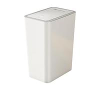 Colcolo Cesta de Basura de Cocina con Tapa Tipo Prensa, Cubo de Basura Estrecho, Organizador Cesta de Papel, Cubo de Basura Rectangular de diseño Simple para, 12l