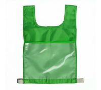 Colcolo Chaleco Deportivo Infantil Escolar Actividad Interactiva Bolsillo Transparente Material Reutilizable para Práctica de Números Adecuado para Entornos Educativos y Familiares, Verde Claro