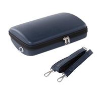 Colcolo Clarinet Estuche Contenedor Transporte Resistente Material Cuero Sintético Correa de Hombro Adecuado para Músicos Jóvenes Educación Musical Festivales, Azul Oscuro, Bandolera