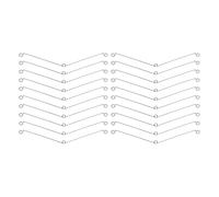 Colcolo Clips de resorte para luz empotrada, cubiertas de retención de lámpara, embellecedores para downlights, compactos de metal para cocina, sala de estar, 20 Piezas