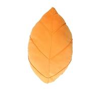 Colcolo Cojín Decorativo con diseño de Hojas, estética y de Felpa, con diseño de Planta 3D. Decoración para el hogar, Coche, Cama, Sala de Estar o Dormitorio, Orange L