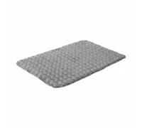 Colcolo Colchón Alivio de Presión Acolchado Protector Sobrecolchón Cubierta con Textura Ondulada y Distribución Equilibrada Capa de Malla Ventilada y Funda, 90 120cm, Gris Claro con Patrón De Ondas