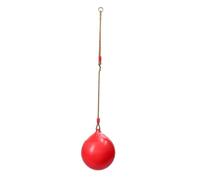 Colcolo Columpio Asiento Cuerda Exterior de Juegos de Colgantes Entreno Motor Adecuado para Parques Patios Dormitorios Infantiles, Rojo