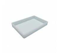 Colcolo Container Contenedor de Caja de Fermentación Bandeja de Cocina Recipiente de Levadura PP Apto para Alimentos Fácil de Limpiar Adecuado para, Blanco, Pequeño 600 400 75mm
