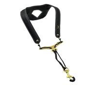 Colcolo Correa para el cuello del saxofón, portátil, ajustable, ligera y cómoda, color negro, para saxofón tenor y Regalos navideños.