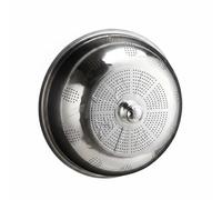 Colcolo Cubierta de Acero Inoxidable para Alimentos con Cúpula Ventilada Tapa de Malla Pantalla Protectora Capucha de Servir, 55 Cm, Cubierta De Alimentos Perforada De Acero Inoxidable
