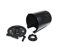 Colcolo Cubierta del Motor del Ventilador eléctrico, Ventilador oscilante de pie, fácil de Instalar, reparación de Carcasa, Tuerca de fijación de Repuesto, Negro