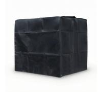 Colcolo Cubierta para Depósito de Agua IBC 1000l Funda para Tanque de Almacenamiento Cubre Total Abertura 30cm para Tapa Recorte Frontal para Válvula , Negro , 1000L/120X100X116cm