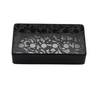 Colcolo Cubiertas para pastillas de guitarra, repuesto de carcasa de 12 orificios para pastillas de guitarra, accesorio, Negro