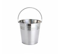 Colcolo Cubo de Hielo Comercial Cubitera Recipiente Depósito de Bebidas con Inserto Interno y Tapa para Mantener Orden y Acceso Mantiene Bebidas Frías por Más Apto para y Restaurantes, Plateado
