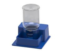 Colcolo Dispensador automático de Agua para Reptiles, Creativo y Decorativo, con Botella para lagartos y Geckos, decoración del hogar, Azul