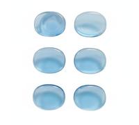 Colcolo Drum Damper Pad Almohadilla Amortiguadora Gel Silicona Reutilizable Lavable Eliminación de Armónicos y Adhesión Firme en Tambores y Platillos Adecuada, Azul