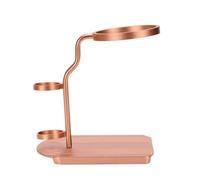 Colcolo Estante Metálico para Juego Té | Diseño Vertical Compacto, Soporte Té con triple, Estable, para Cocina, Rojo