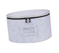 Colcolo Estuche de Almacenamiento de, Estuche Acolchado de Fieltro Grueso, Caja de Almacenamiento móvil apilable para Vasos, vajillas, Platos, Copas, 25.5 Cm X 15.5 Cm