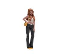 Colcolo Figura de Resina Miniatura Mujer Posando Mano en la Cintura Escultura Coleccionable Estatua Decorativa Muñeco Detallado Modelado Cuidado y Aspecto, 1/24