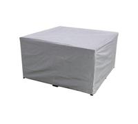 Colcolo Funda para Muebles Exterior, Funda para Mesa Patio, Impermeable, versátil, Tela Oxford, Resistente a la Intemperie y al Polvo, Plata 120x120x85cm