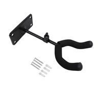 Colcolo Gancho de pared para guitarra, adorno decorativo, instrumento de hierro profesional, compacto, ligero, de rendimiento, soporte negro