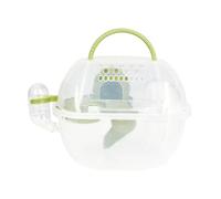 Colcolo Jaula transportadora para hámster, Jaula de Viaje Grande para hámster, para Correr, Hacer Ejercicio al Aire Libre, Estuche de Transporte para Animales, Verde