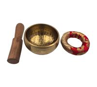 Colcolo Juego de cuencos tibetanos para meditación, de latón, para mindfulness, autorregulación, decoración, instrumento de bienestar, herramienta