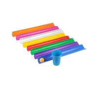 Colcolo Juego de Desafío de Tuberías, Actividades de Formación de Equipos, Juegos Grupales Multicolores, Kit de Trabajo en Equipo para Actividades Al Aire Lib, 40CM