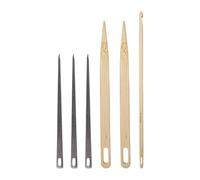 Colcolo Juego Herramientas para Tejer tapices con alfileres Ojo Grande Madera, Accesorios para Telar Manual, Gancho Madera DIY,
