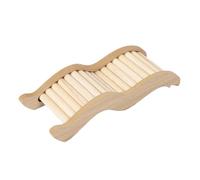 Colcolo Juguete de Escalada de hámster, escondite de Escalera de hámster, escondite y Busca decoración de Jaula, Puente de Escalera de Madera para hámsters de