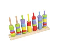 Colcolo Juguete de Madera para clasificar Colores y apilar, Juguete para clasificar y, para el Desarrollo de Las Habilidades matemáticas, de, 5 Colores