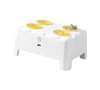 Colcolo Juguete eléctrico Interactivo para Gatos, Juguete automático, compañero Inteligente, Busca, Juega, Rompecabezas portátil Recargable, Amarillo