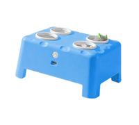 Colcolo Juguete eléctrico Interactivo para Gatos, Juguete automático, compañero Inteligente, Busca, Juega, Rompecabezas portátil Recargable, Azul