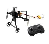 Colcolo Kit avión Papel RC con hélices, Creativo con estabilizador giroscópico, avión Control Remoto eléctrico, Modelo DIY para niños, Poder único