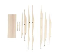 Colcolo Kit de refuerzos de madera de para guitarra acústica, ligeros, resistentes, para reparación y reemplazo, accesorios para bricolaje.
