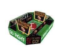 Colcolo Kit de suministros para fiesta de fútbol, tazón para refrigerios, decoración para fiesta, tamaño compacto, juego de celebración, caja plegable de