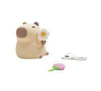Colcolo Lámpara de noche con forma de capibara, lámpara de noche decorativa para escritorio, lámpara única para dormitorio, camping, oficina, sala de estar, Style B