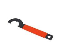 Colcolo Llave con Empuñadura de Goma Llave de Gancho Llave de C Llave Universal Fabricación en Acero S2 para Trabajos Intensos Diseño Compacto de Bajo, Mango Rojo