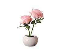 Colcolo Luces de de bonsái de rosas, lámpara de mesa de escritorio, luz de, lámpara de de rosas para decoración del hogar, estilo un