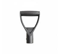 Colcolo Mango para Pala Mango de Plástico Asa Fuerte de Herramienta Agrícola Ergonómica Antideslizante Adecuado para Exteriores Granja Reparación Jardín , Mango Triangular Negro